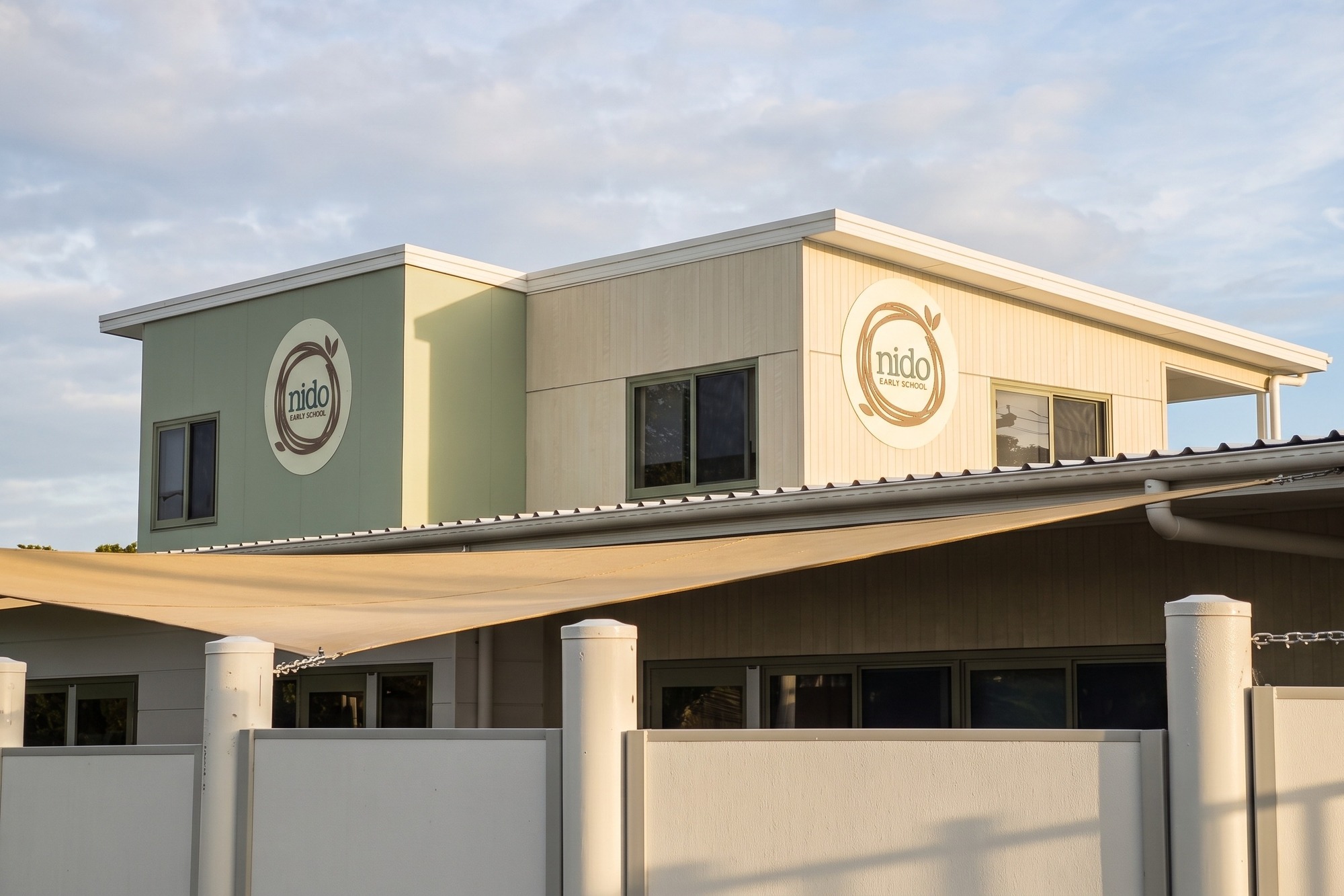 building signage for Nido Early Learning School