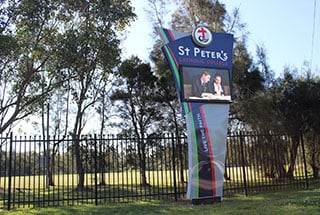 We helped St.Peter’s Catholic College with tailor-made identity signage and create visual consistency.