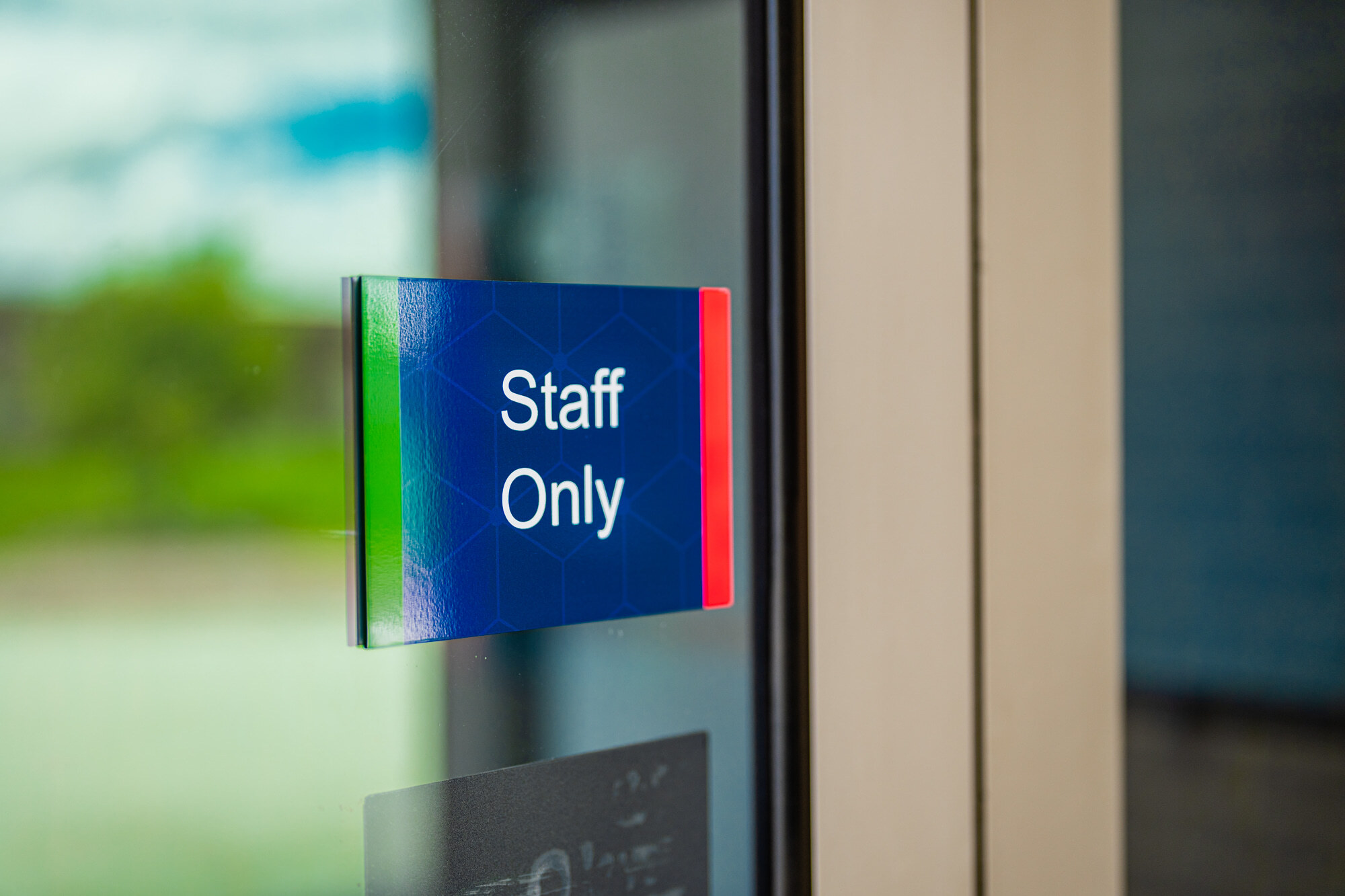Door Operators Sign Door Signs | Corporate Sign Industries