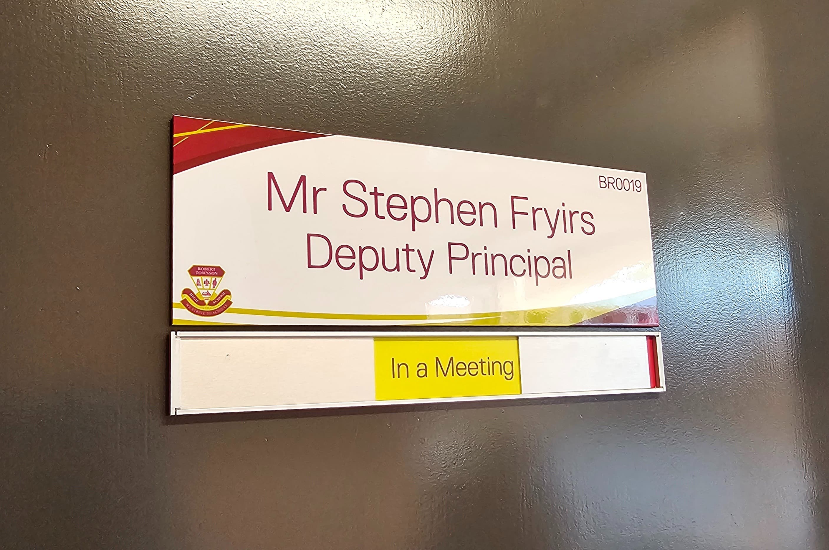 Slider Name Door Signs