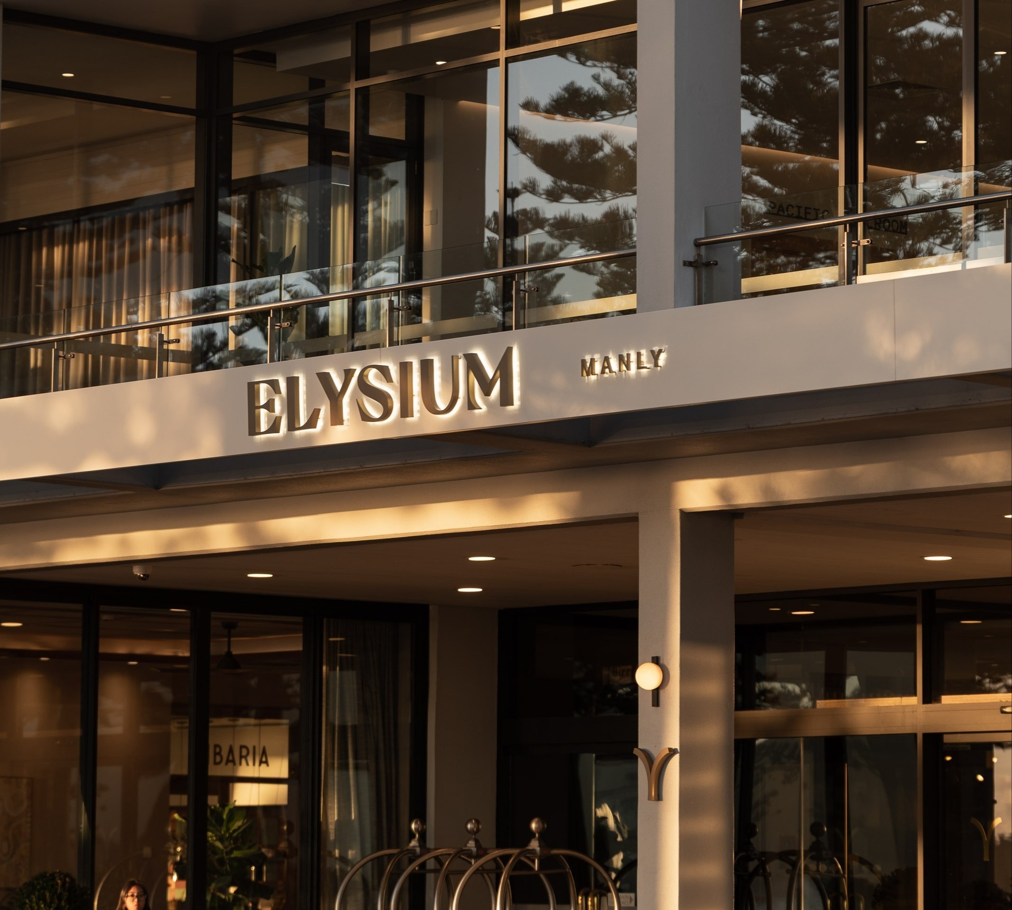 branded signage for Elysium Manly