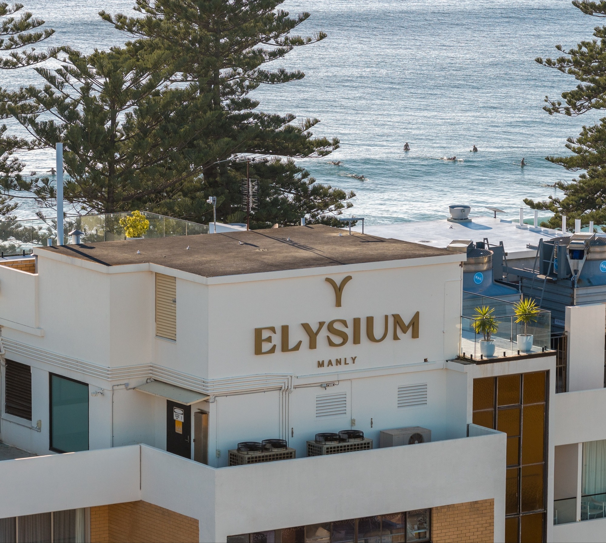 Building signage for Elysium Manly