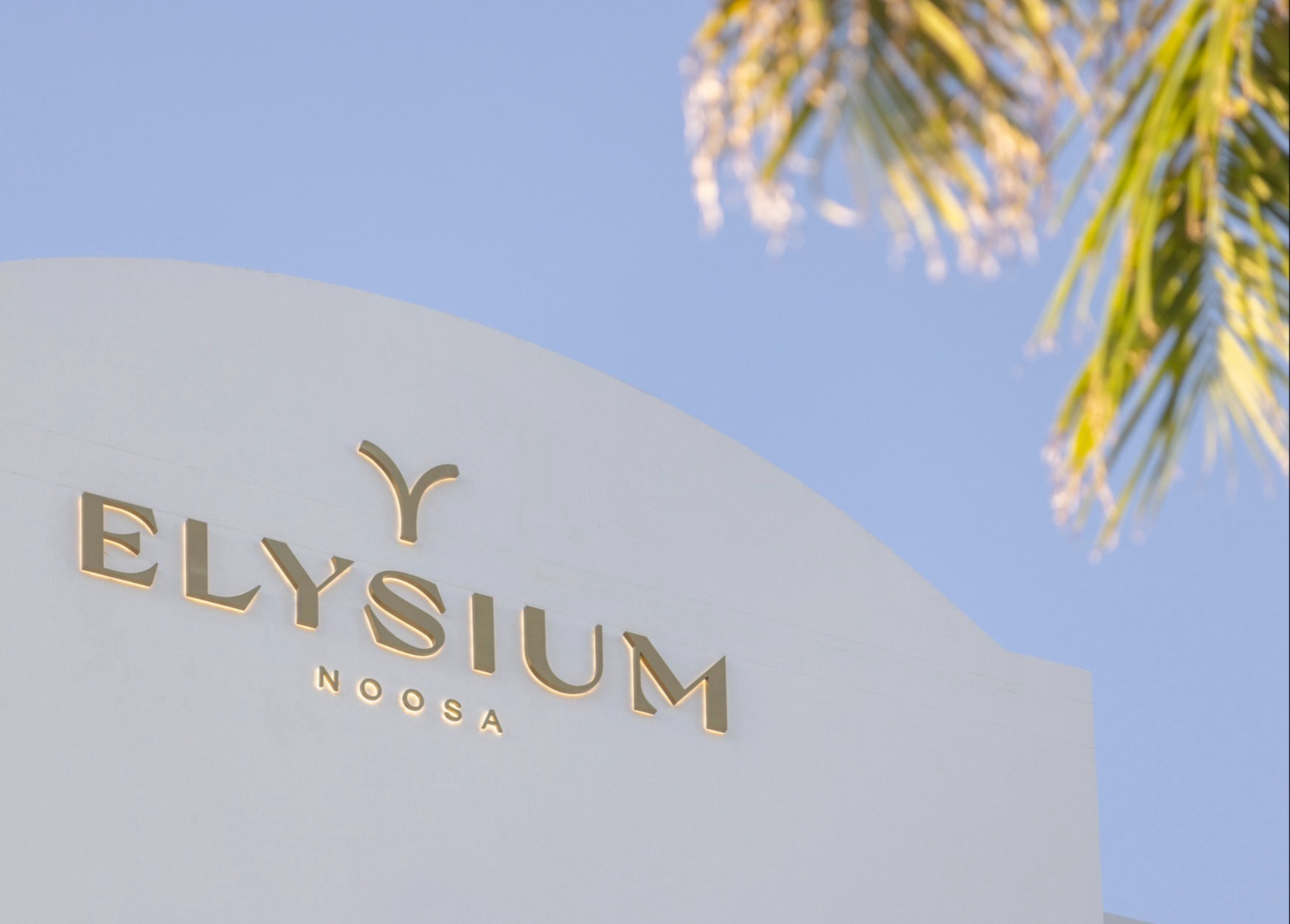 Hotel identity signage