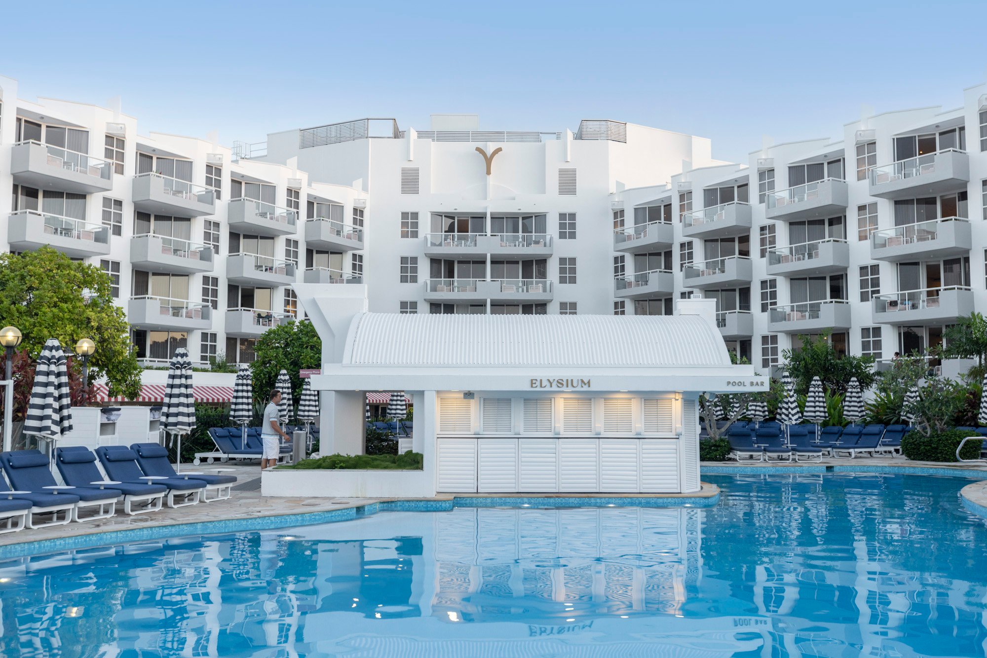 hotel building signage