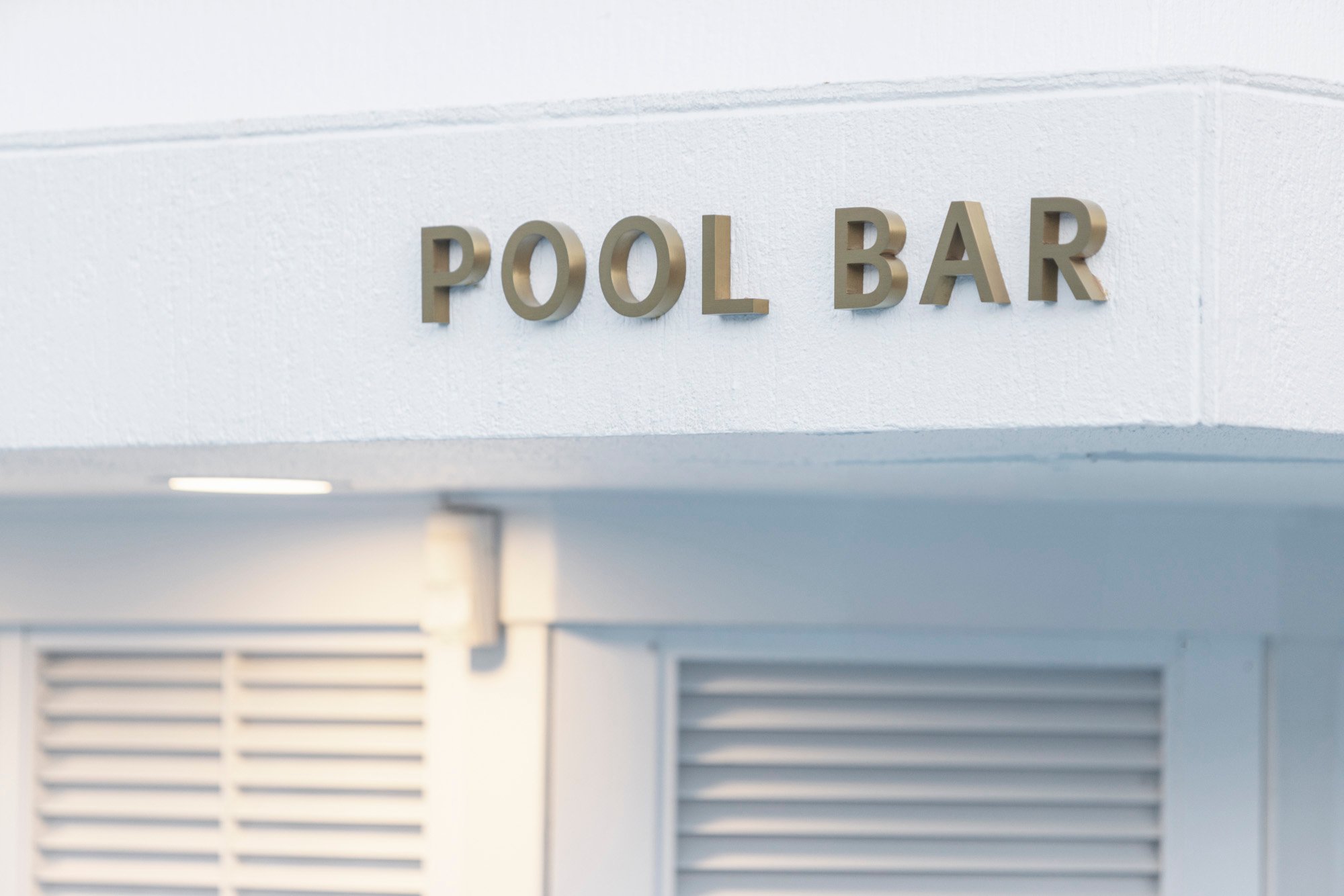 Hotel door signage