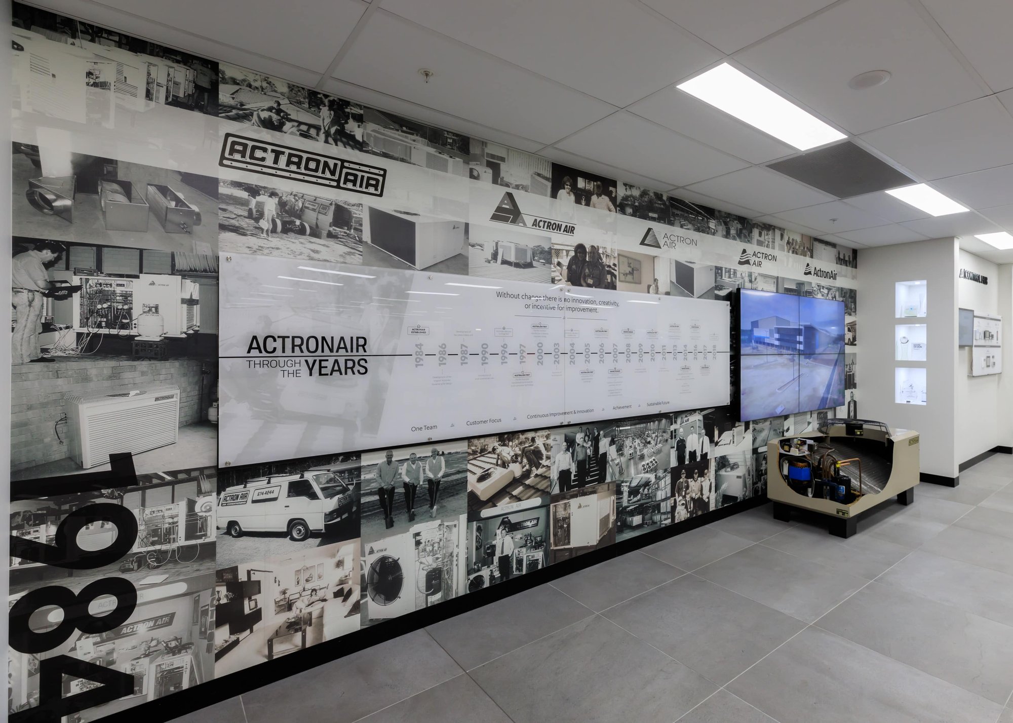 Actron Air site with new branded signage