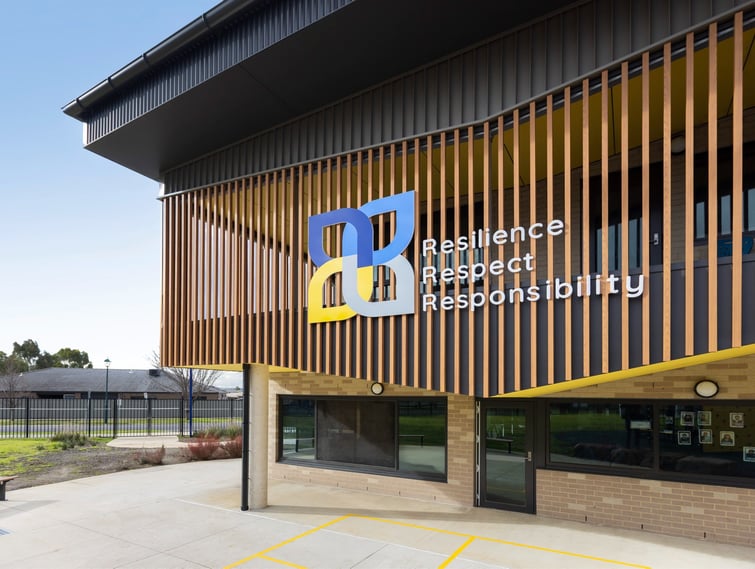 school signage for entrances