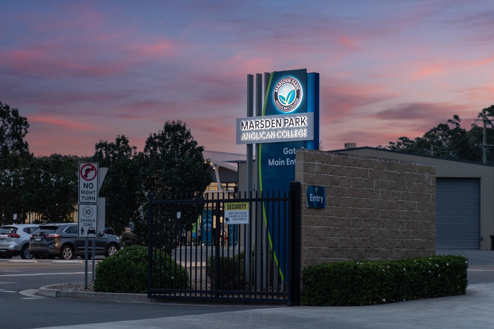 school signage