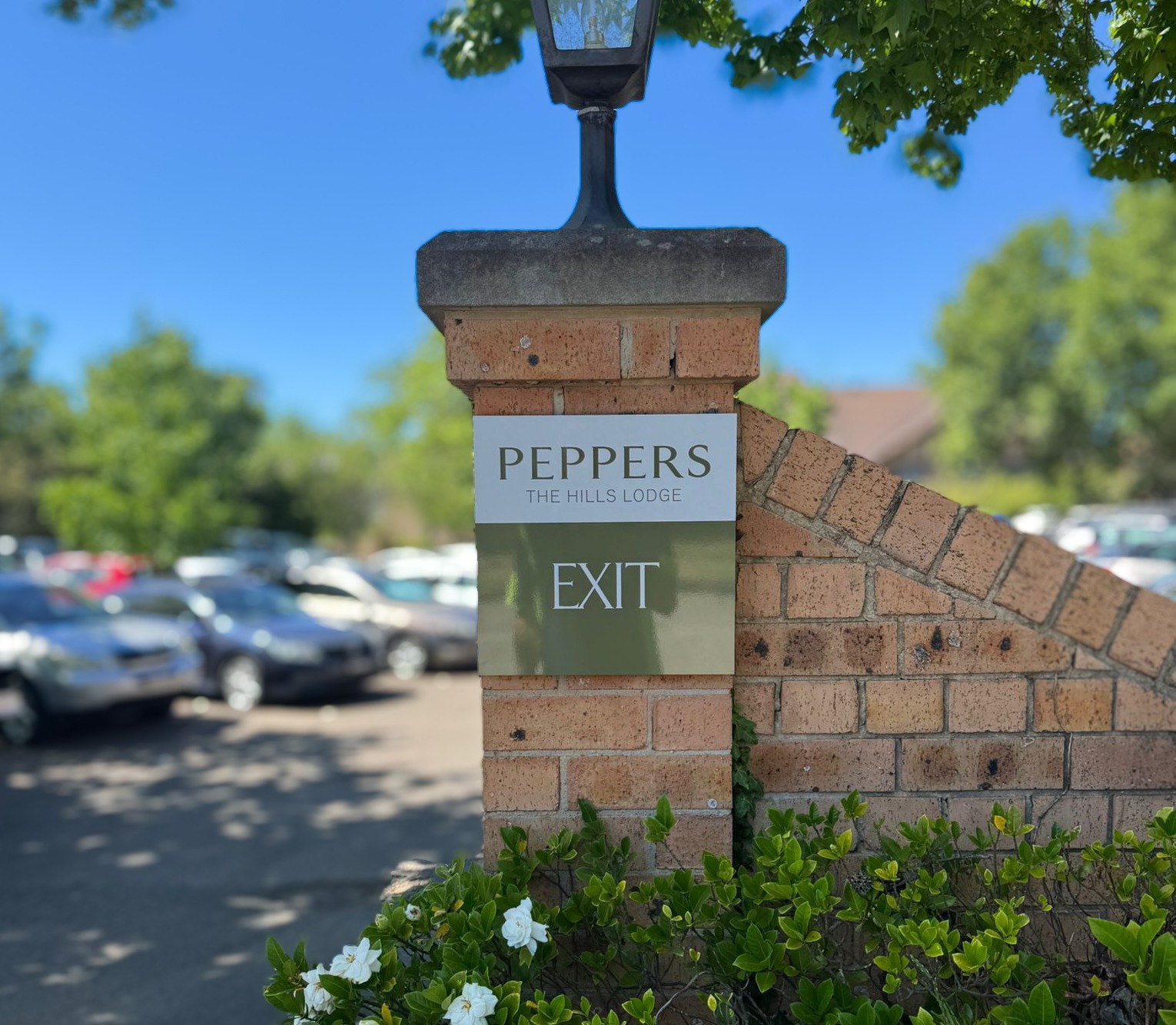 hotel exit signage