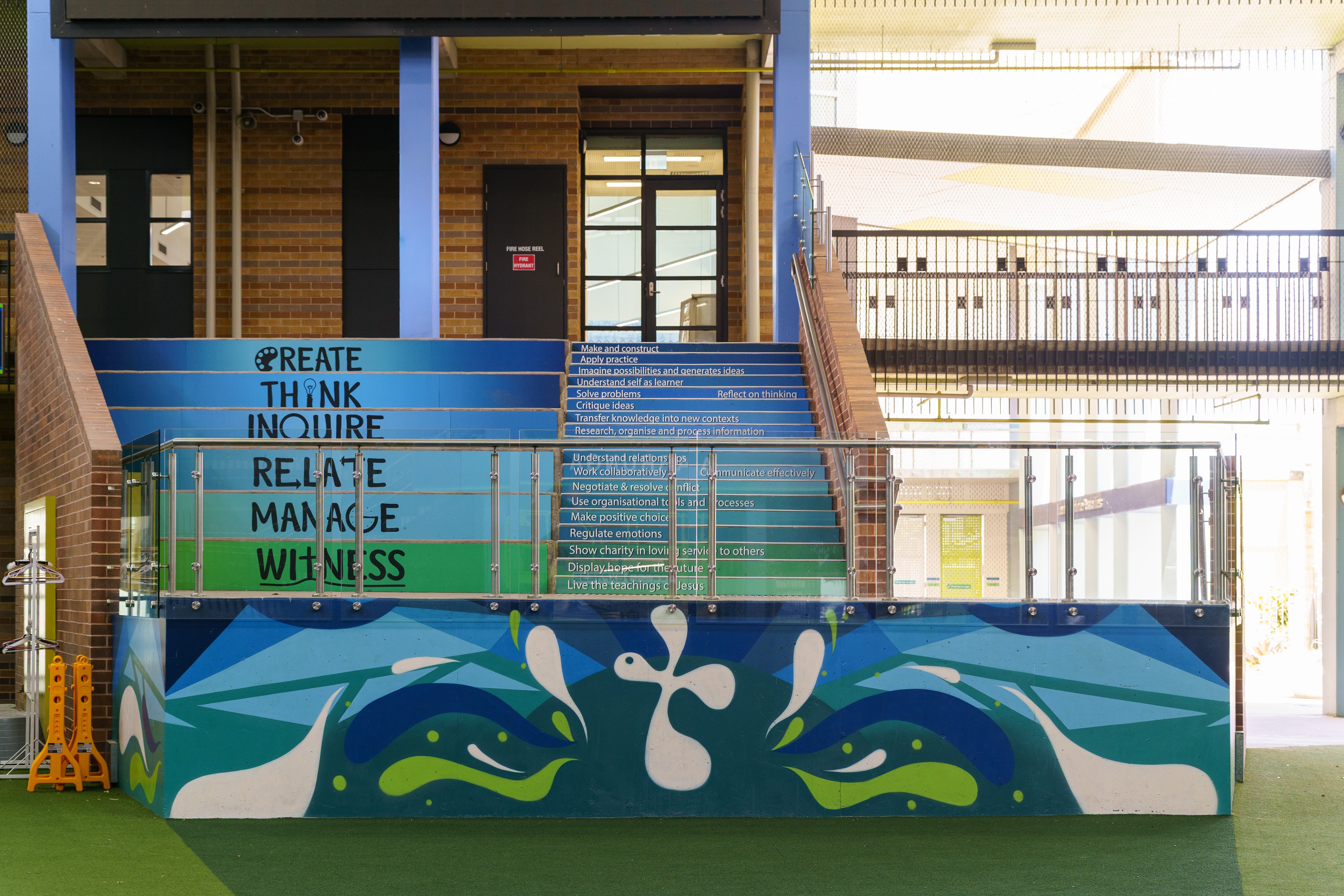 school murals for St Lukes College