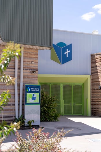 school wayfinding for St Lukes