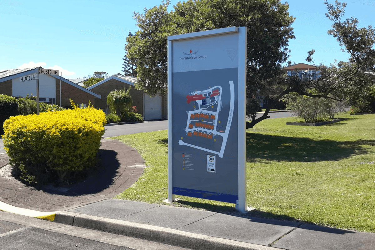 Aged Care Map Signage