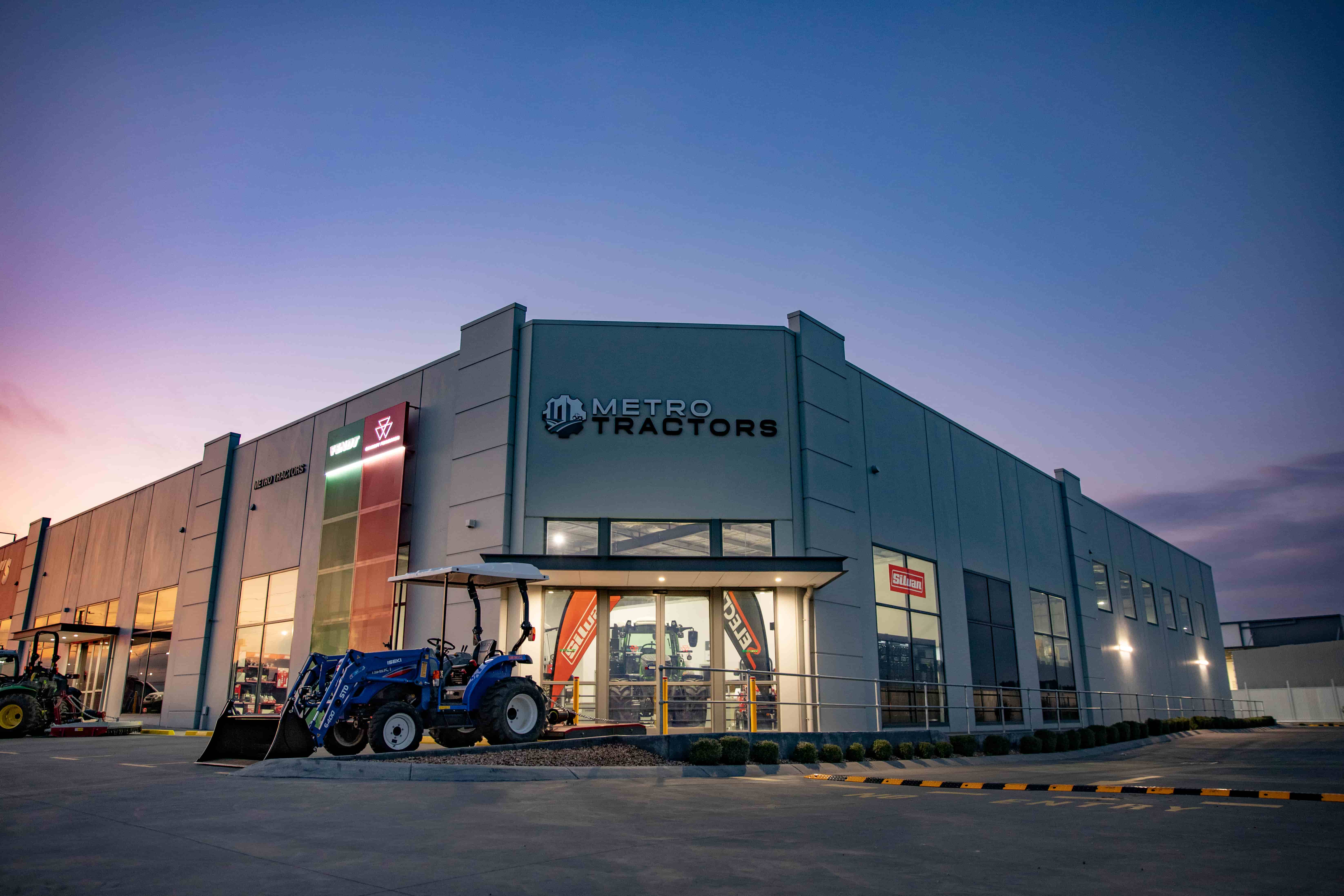 Premium building and directional signage for AGCO Corporation