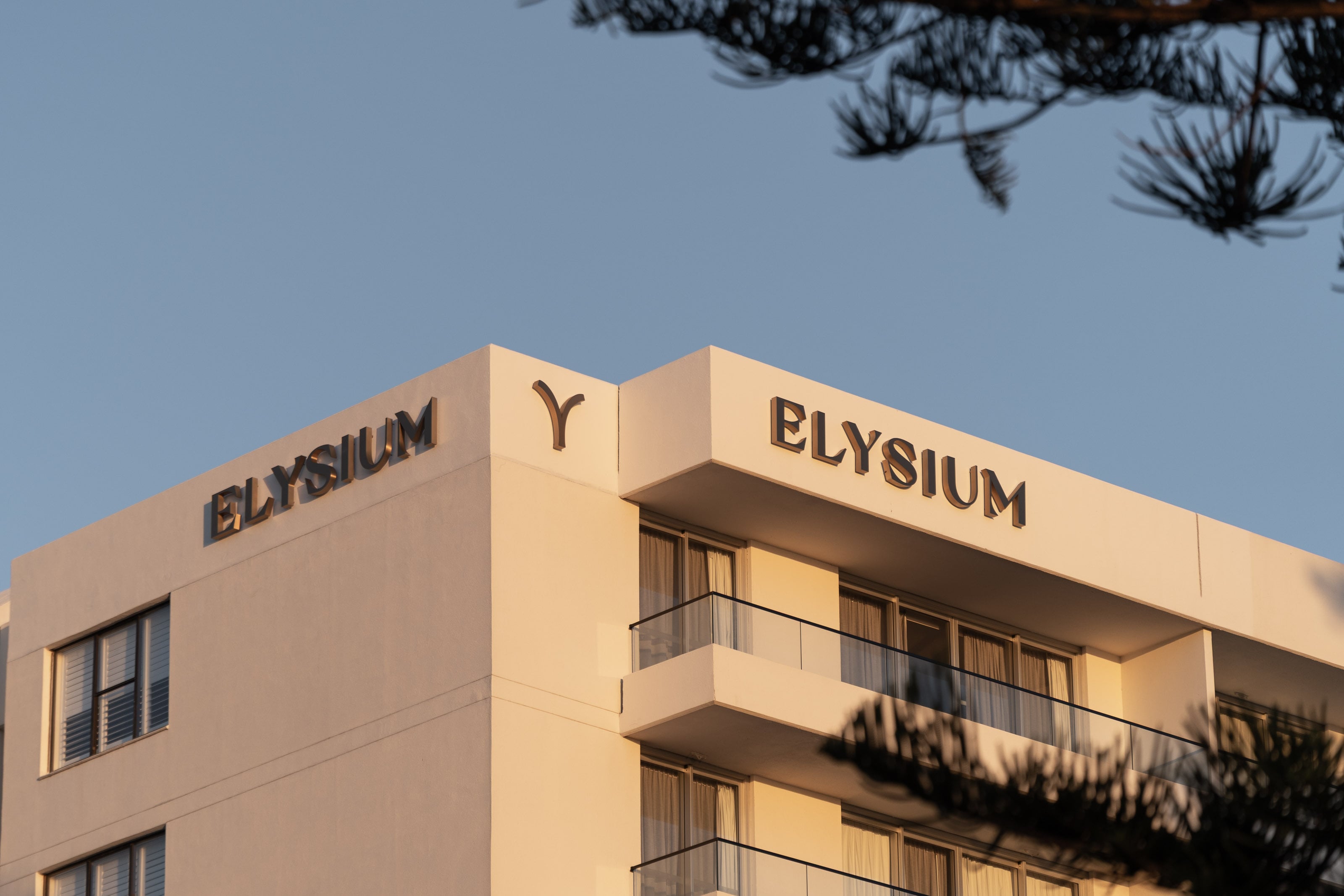 Building signage for Elysium Manly