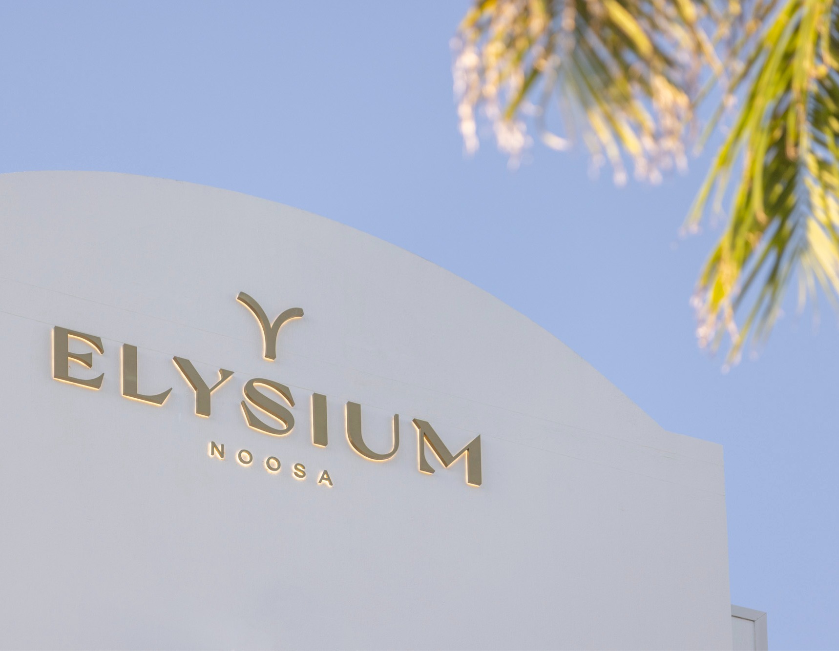hotel signage for Elysium