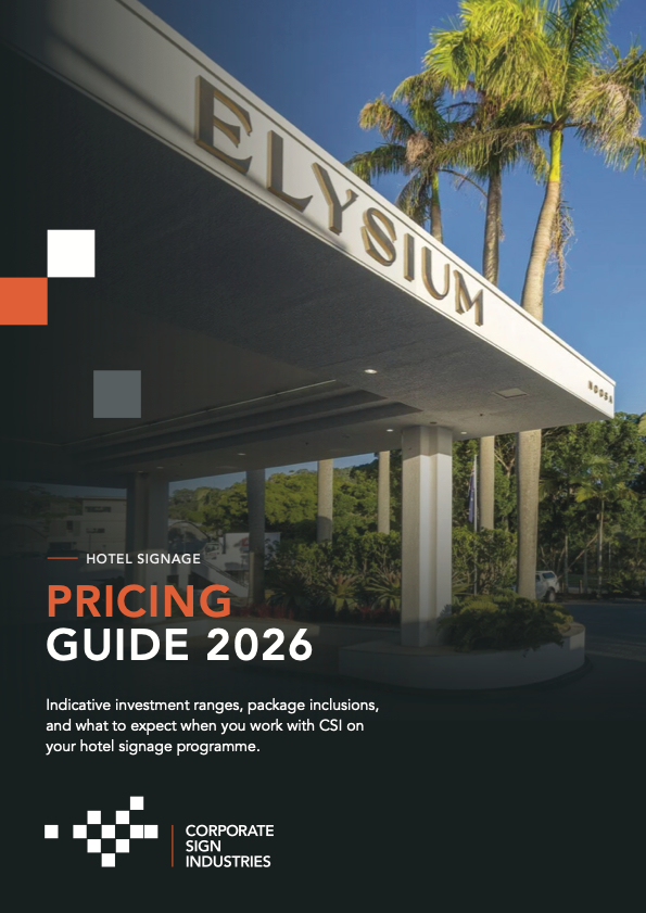 Hotel Signage Pricing Guide 2026