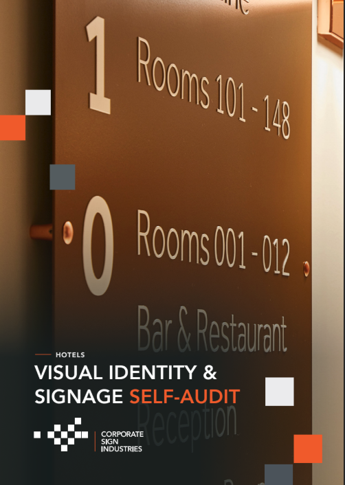 Hotel signage checklist
