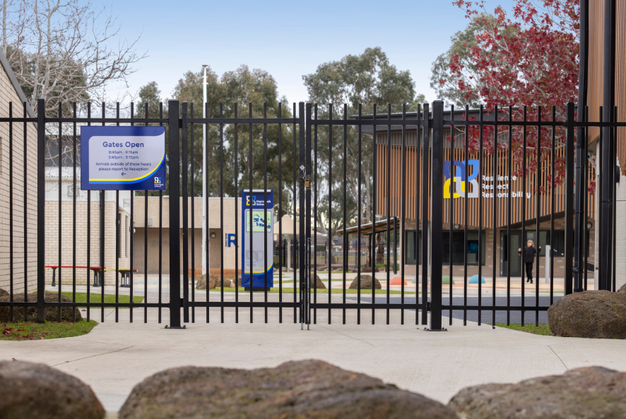 Gate signage for schools