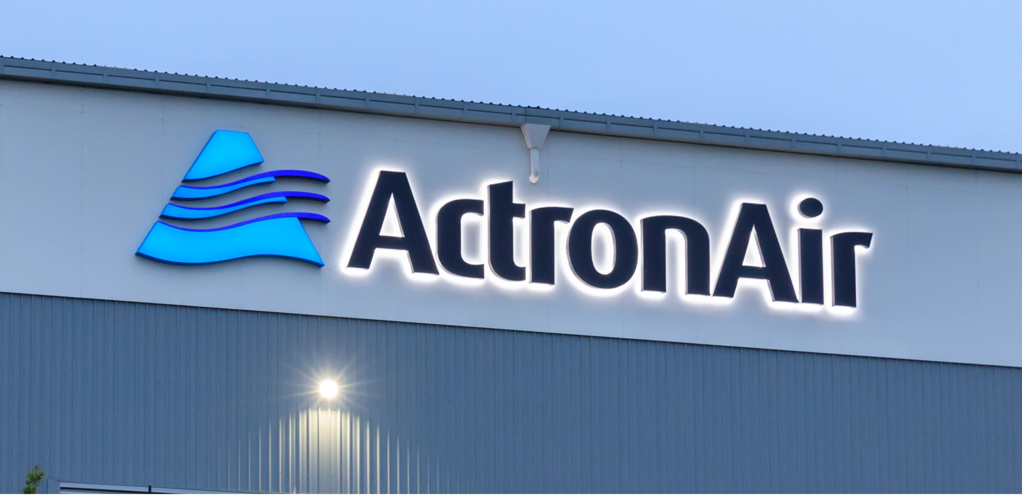 Actron Air- LED Signage during the day