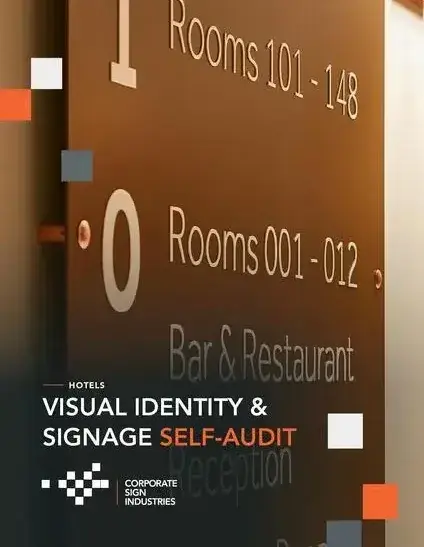 Hotel Signage Checklist